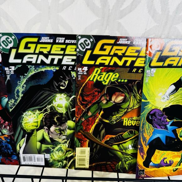 Green Lantern Rebirth 1-6 & GL Corps Recharge 1-4 Lot Geoff Johns - Picture 3 of 7